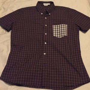 J Lindeberg red/navy sportshirt